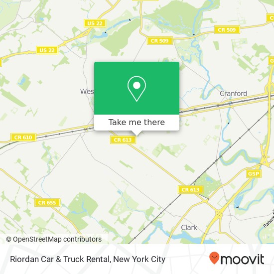 Mapa de Riordan Car & Truck Rental