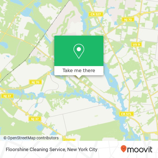 Mapa de Floorshine Cleaning Service