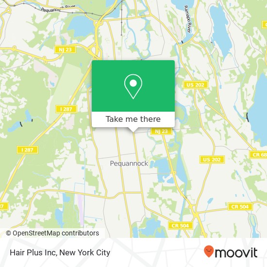 Mapa de Hair Plus Inc