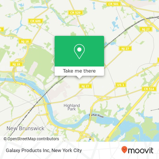 Galaxy Products Inc map