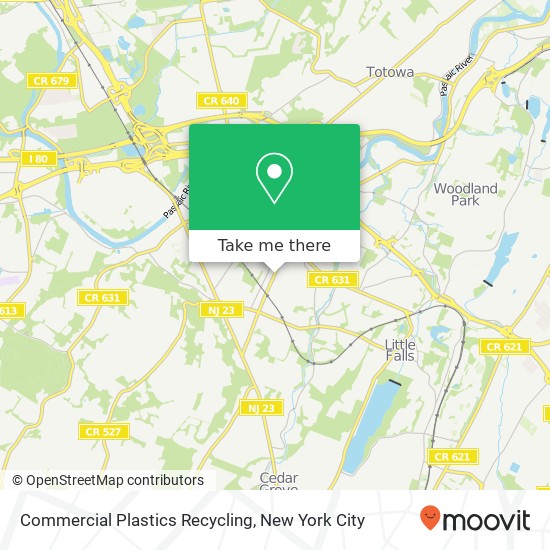 Commercial Plastics Recycling map