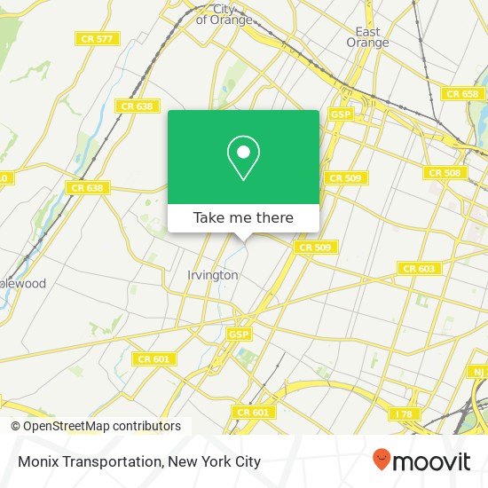 Mapa de Monix Transportation