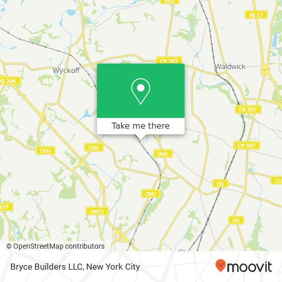 Bryce Builders LLC map