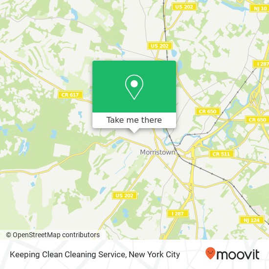 Mapa de Keeping Clean Cleaning Service