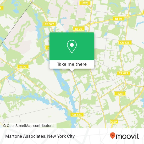 Martone Associates map