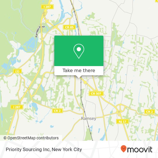 Priority Sourcing Inc map
