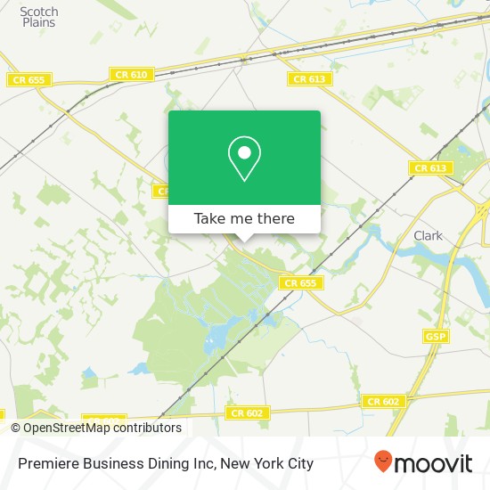 Mapa de Premiere Business Dining Inc