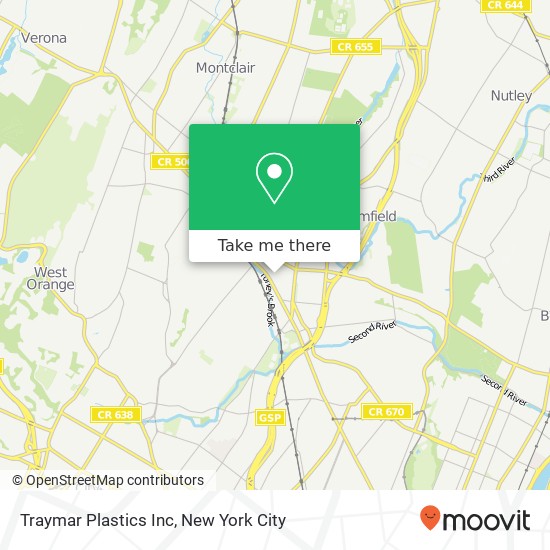 Mapa de Traymar Plastics Inc