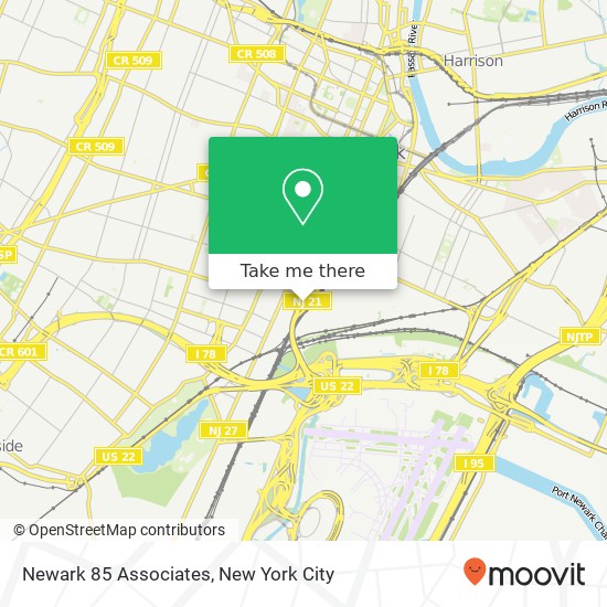 Mapa de Newark 85 Associates
