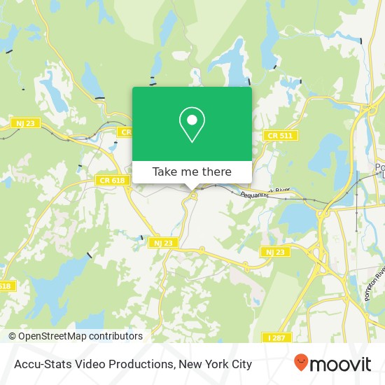 Accu-Stats Video Productions map