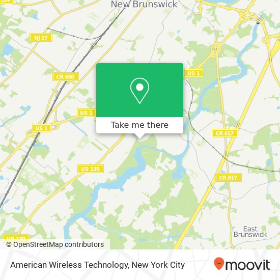 Mapa de American Wireless Technology