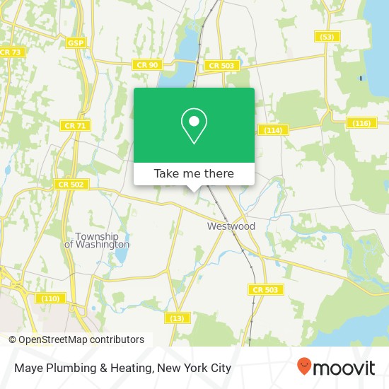 Maye Plumbing & Heating map