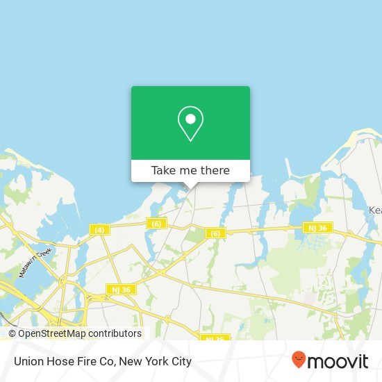 Mapa de Union Hose Fire Co