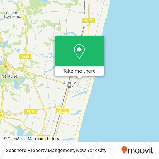 Mapa de Seashore Property Mangement