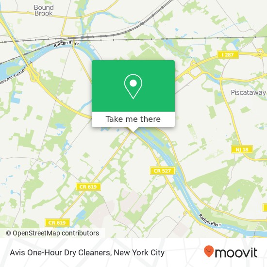 Avis One-Hour Dry Cleaners map