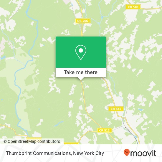 Thumbprint Communications map