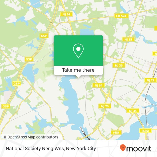 National Society Neng Wns map