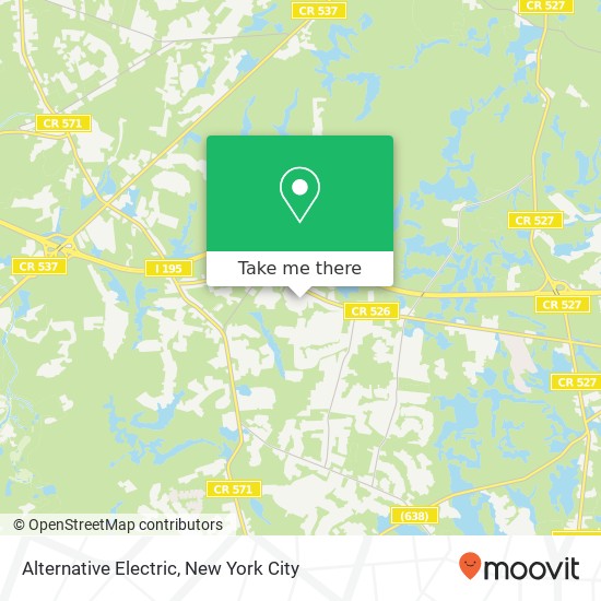 Alternative Electric map