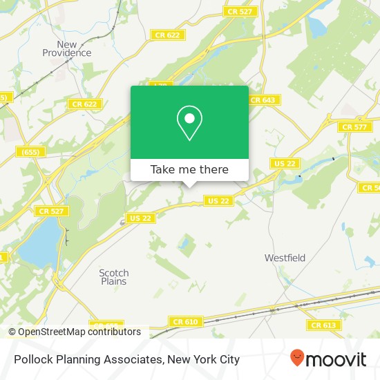Pollock Planning Associates map
