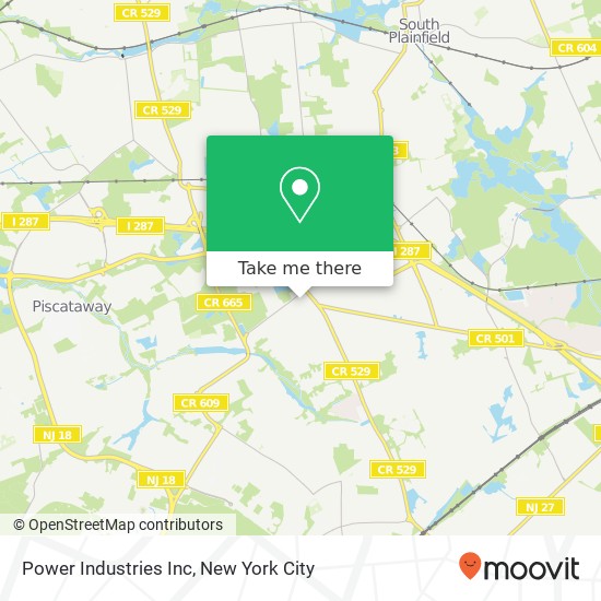 Power Industries Inc map