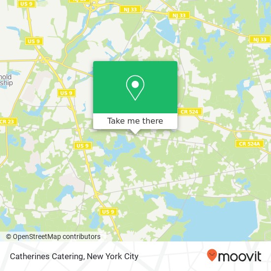 Mapa de Catherines Catering