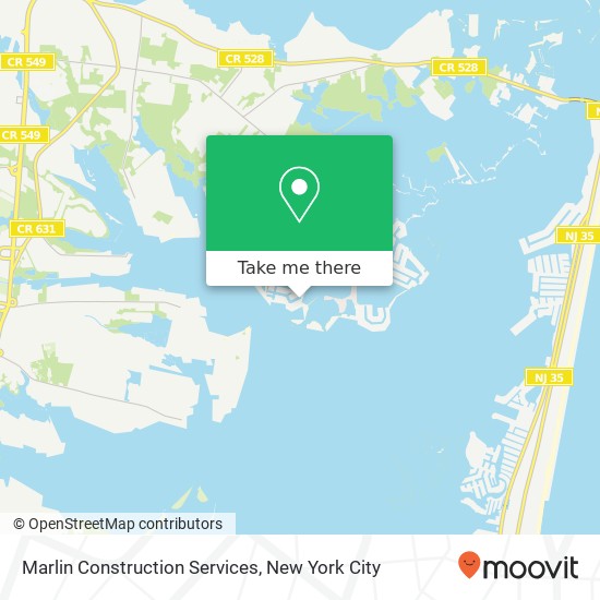 Marlin Construction Services map