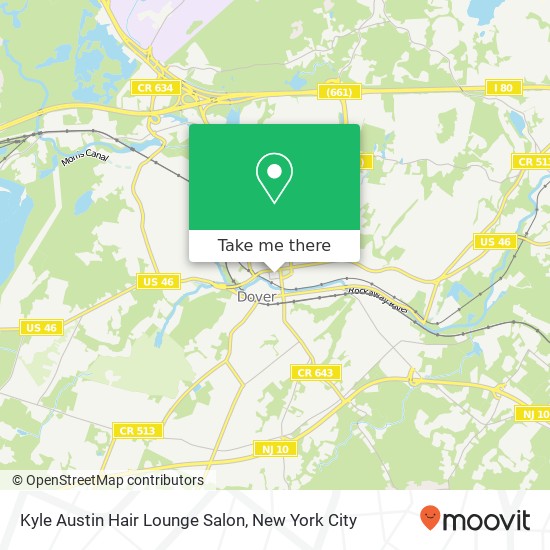 Kyle Austin Hair Lounge Salon map