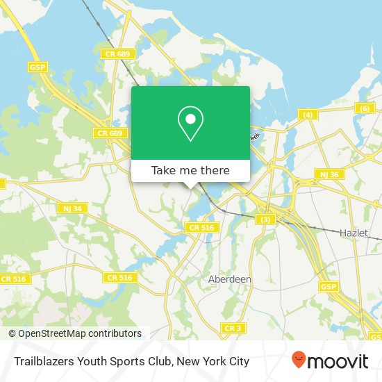 Trailblazers Youth Sports Club map