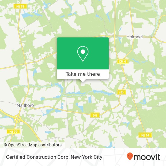Certified Construction Corp map
