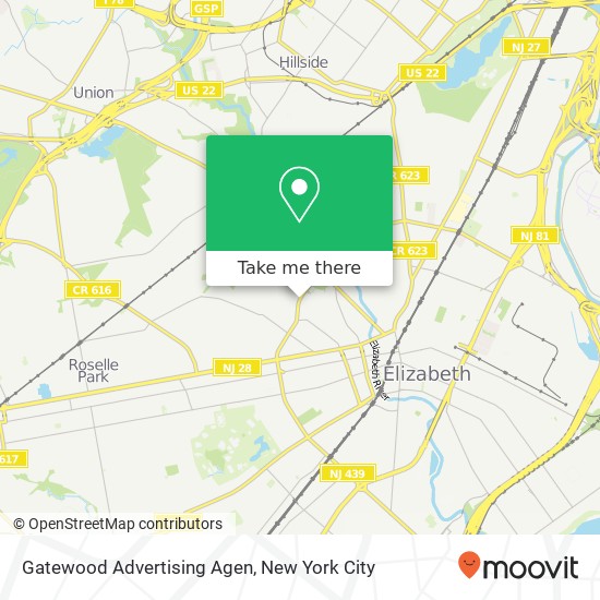 Gatewood Advertising Agen map