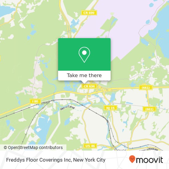 Freddys Floor Coverings Inc map