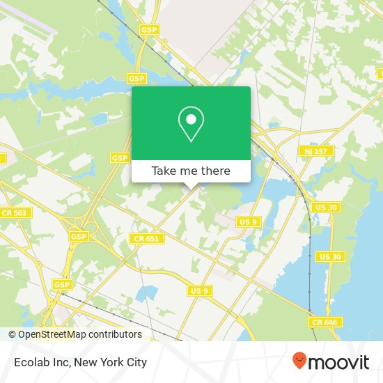 Mapa de Ecolab Inc