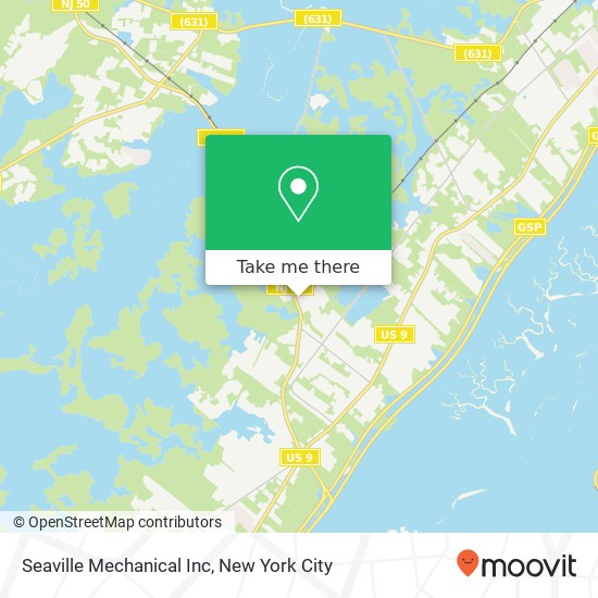 Seaville Mechanical Inc map