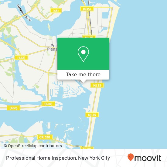 Mapa de Professional Home Inspection