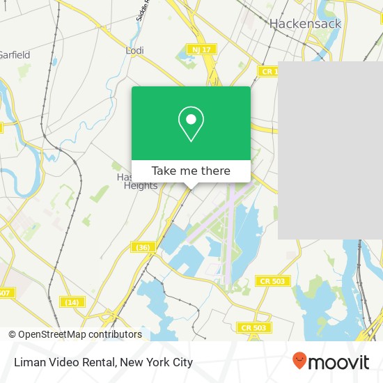 Liman Video Rental map