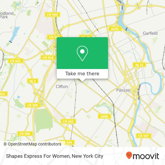 Mapa de Shapes Express For Women