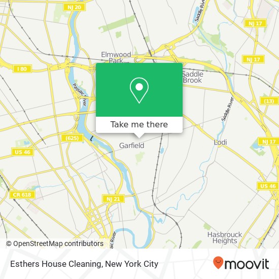 Mapa de Esthers House Cleaning