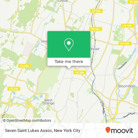 Mapa de Seven Saint Lukes Assoc