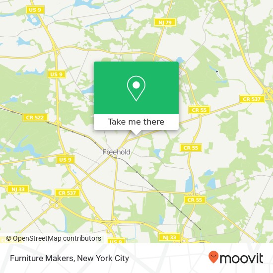 Furniture Makers map