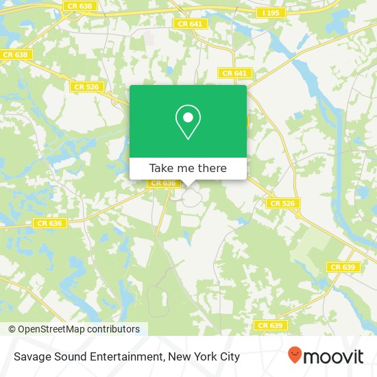 Savage Sound Entertainment map