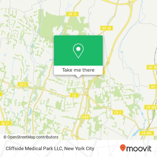 Cliffside Medical Park LLC map