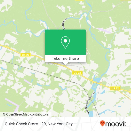 Mapa de Quick Check Store 129