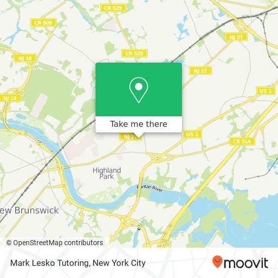 Mark Lesko Tutoring map