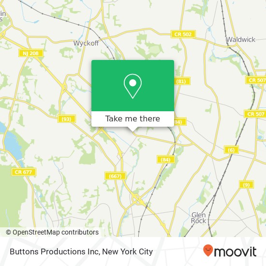 Buttons Productions Inc map