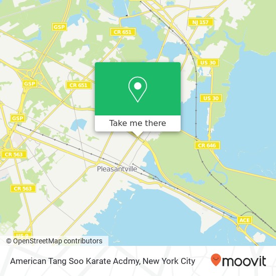 American Tang Soo Karate Acdmy map