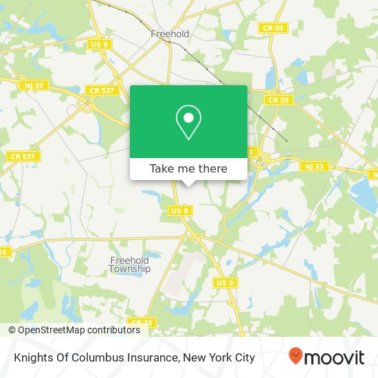 Mapa de Knights Of Columbus Insurance