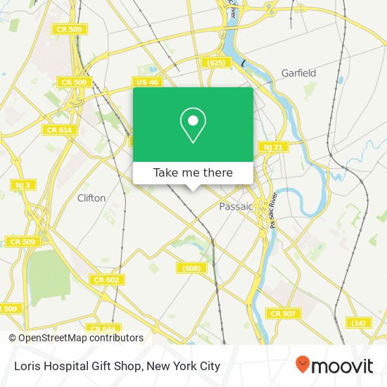 Loris Hospital Gift Shop map