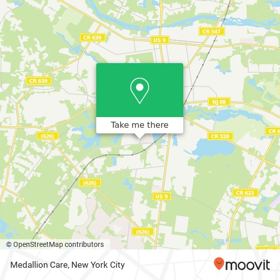 Medallion Care map