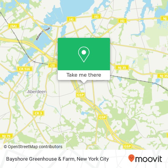 Bayshore Greenhouse & Farm map