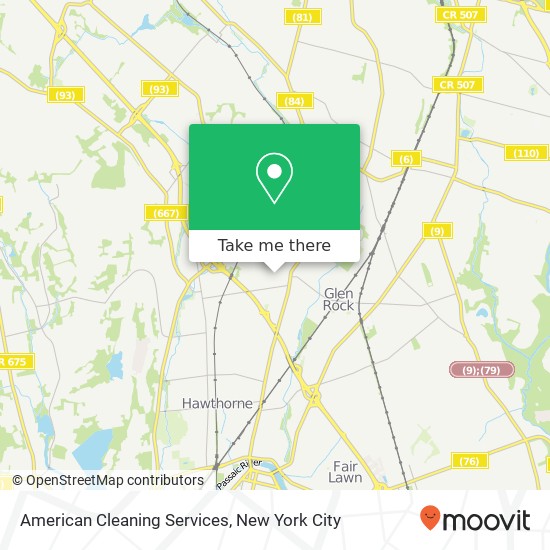 American Cleaning Services map